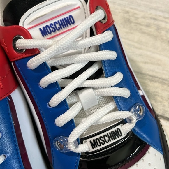 Moschino Kevin 40 Color block Sneakers New Size 38 - Picture 11 of 15